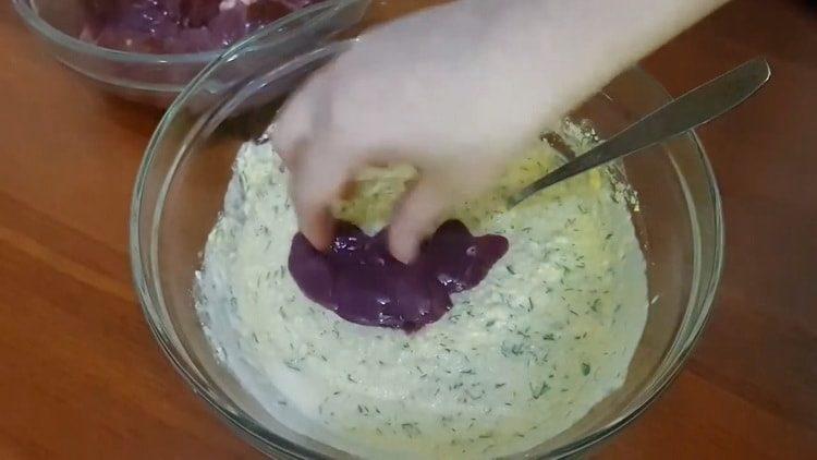 Prepare the liver for cooking