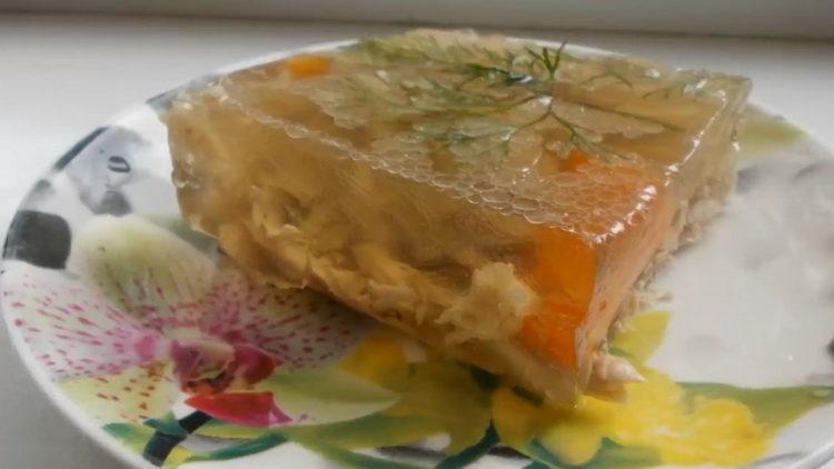 For cooking, fill the mold