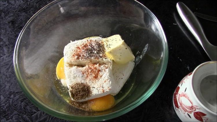 prepare the ingredients for the filling