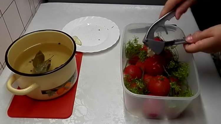 we pass garlic through a press