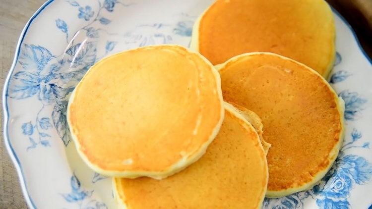 Cool the pancakes to cook