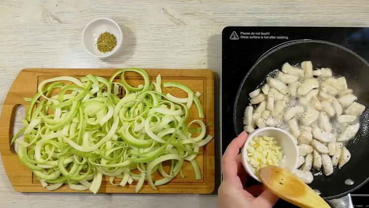 add spices to the chicken