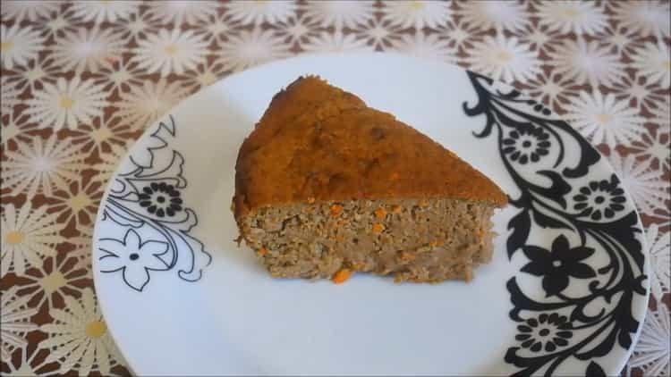 the liver in the oven is ready