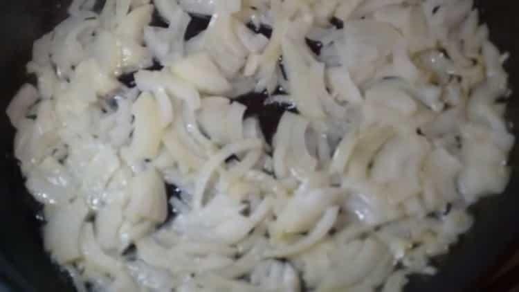 Prepare the ingredients for cooking.