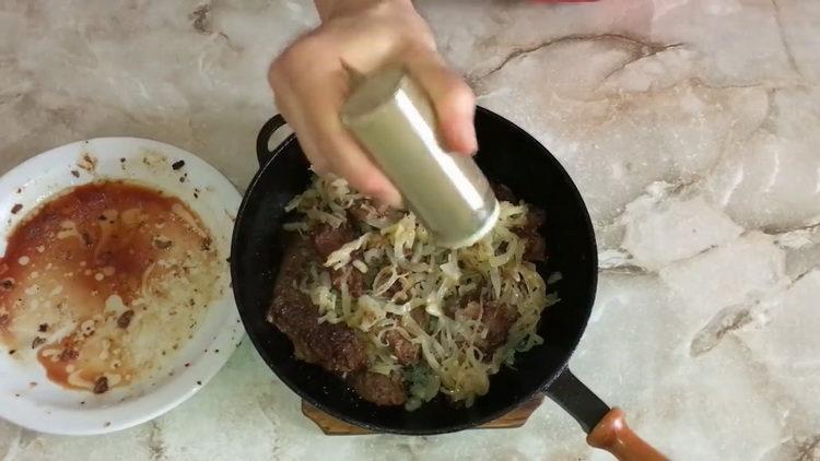 For cooking, salt the ingredients