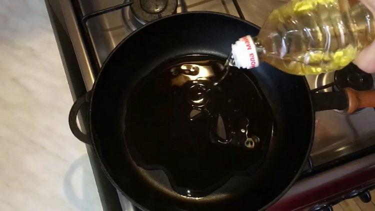 To prepare the liver, prepare the ingredients