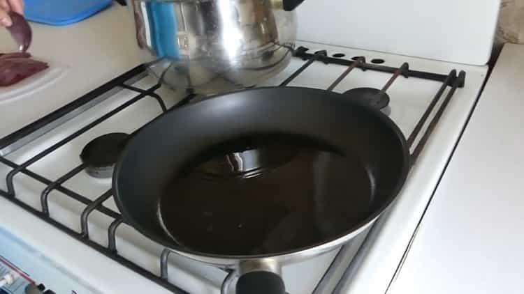 Prepare the ingredients for cooking.