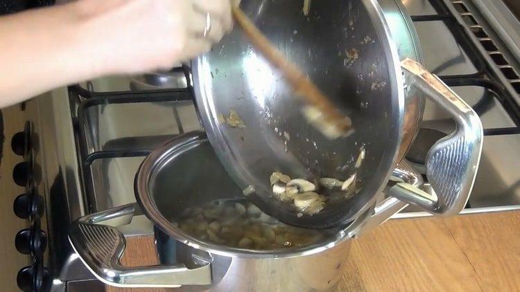 Prepare the ingredients for cooking.