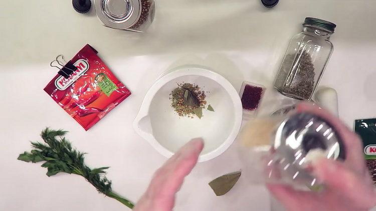 For cooking, prepare all the spices