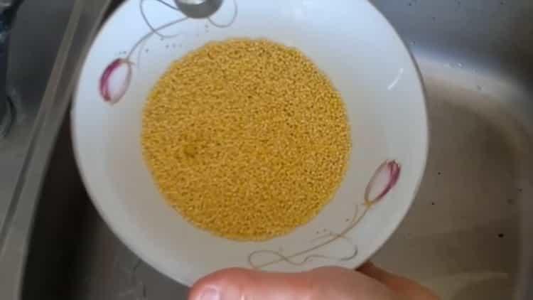 How to cook millet porridge with milk in the oven