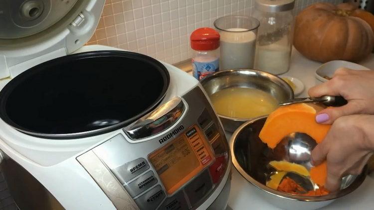 Prepare the ingredients for cooking.