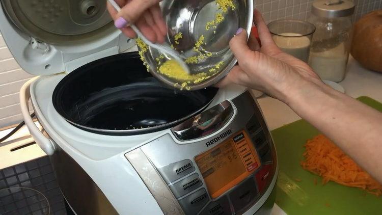 Prepare a bowl for cooking