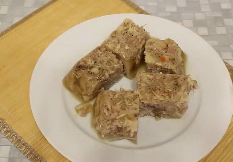 pork leg and chicken jelly recipe