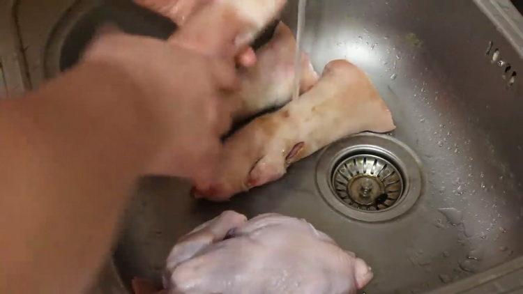 pork leg and chicken jelly recipe