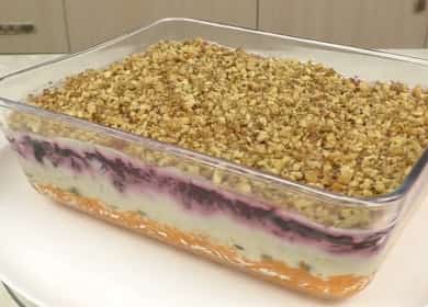 Delicious salad Zest of boiled beets and carrots 🥕