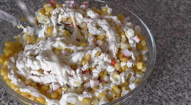 Add a dressing to cook