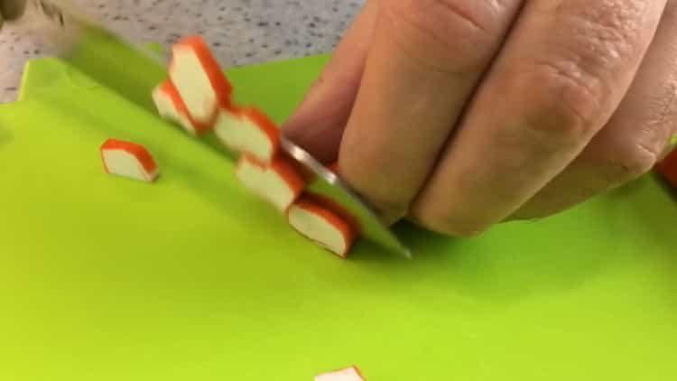 chop crab sticks
