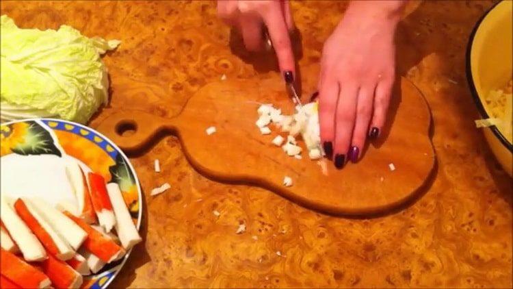 Cut eggs for cooking