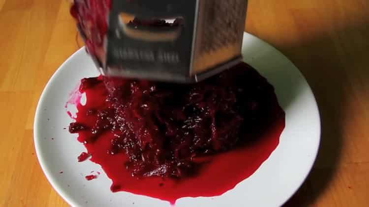 Prepare the ingredients for cooking.