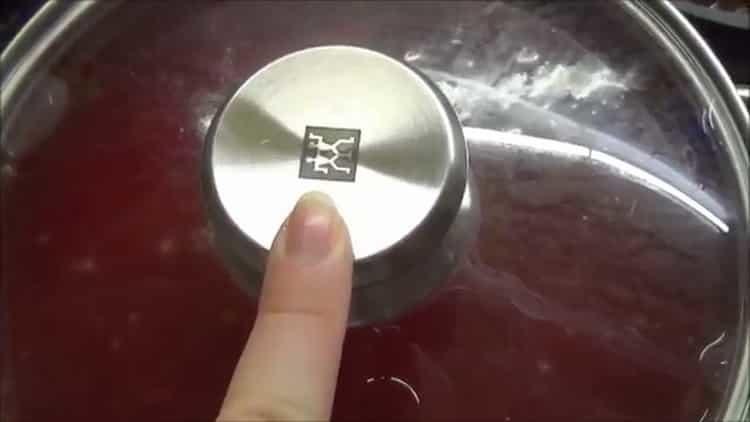 Classic beetroot with meat: a step by step recipe with photos