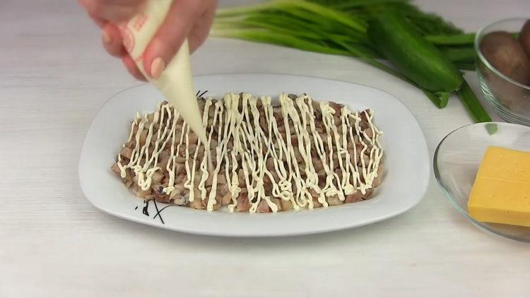 For cooking, chop herring