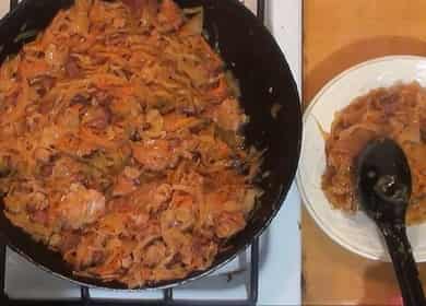 Sauerkraut solyanka with meat 🍲