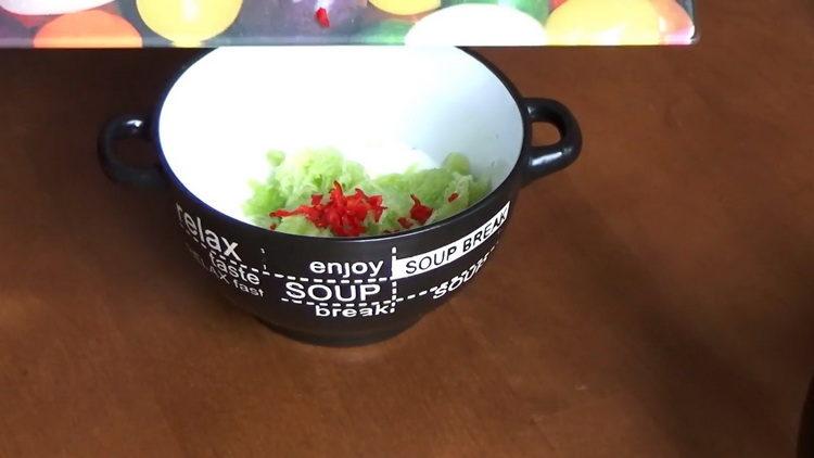 For cooking, chop cucumbers