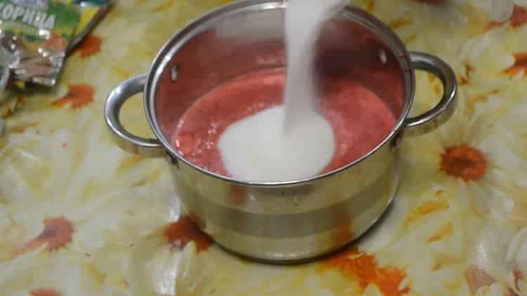 add sugar to the sauce