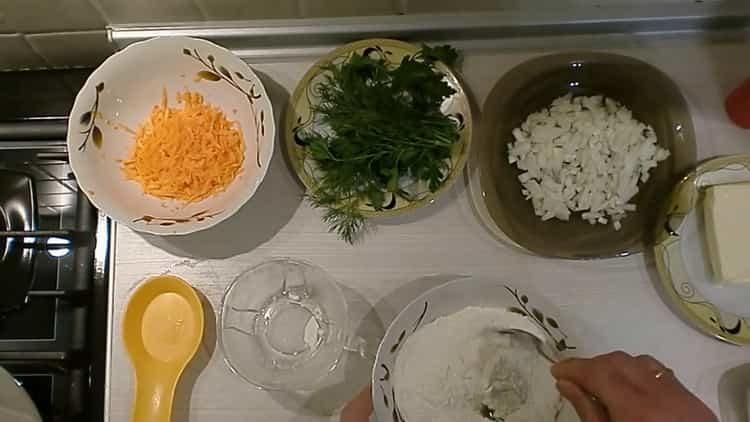 Sift flour for cooking