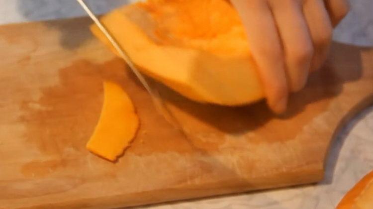 Prepare the ingredients for cooking.