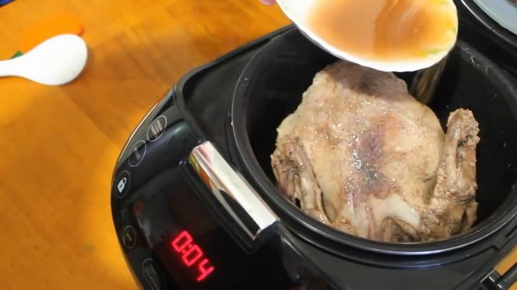 To make duck, add juice