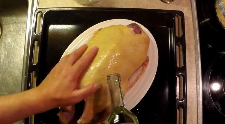 Prepare the ingredients for cooking.