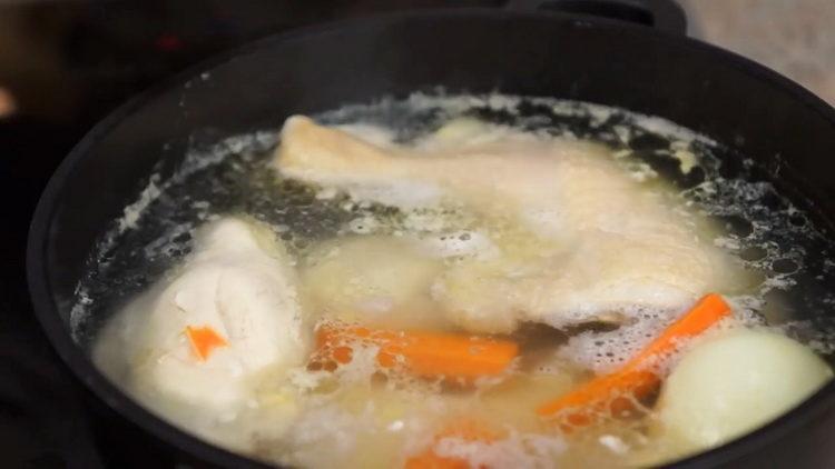 Prepare the ingredients for cooking