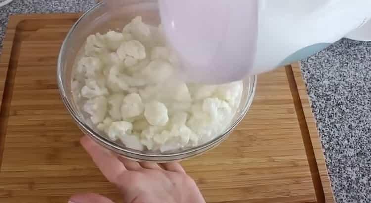 Prepare the dishes for cooking