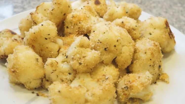 Cauliflower in breadcrumbs