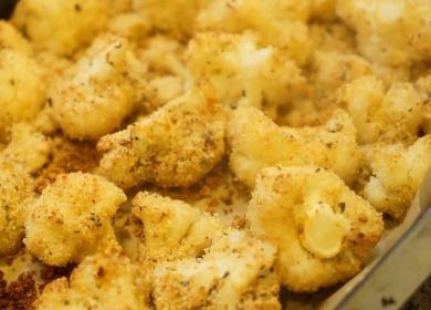 Oven-baked cauliflower in the oven🍲