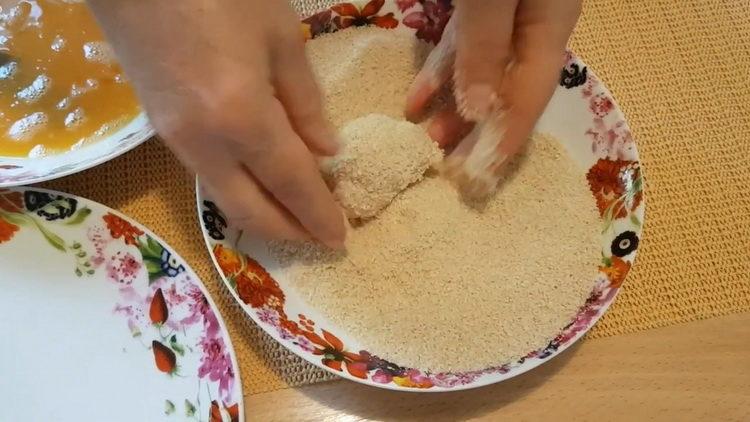 Prepare a breading to cook