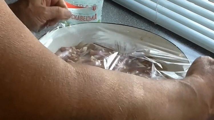 For cooking, marinate the meat