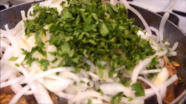 barbecue in a pan is ready