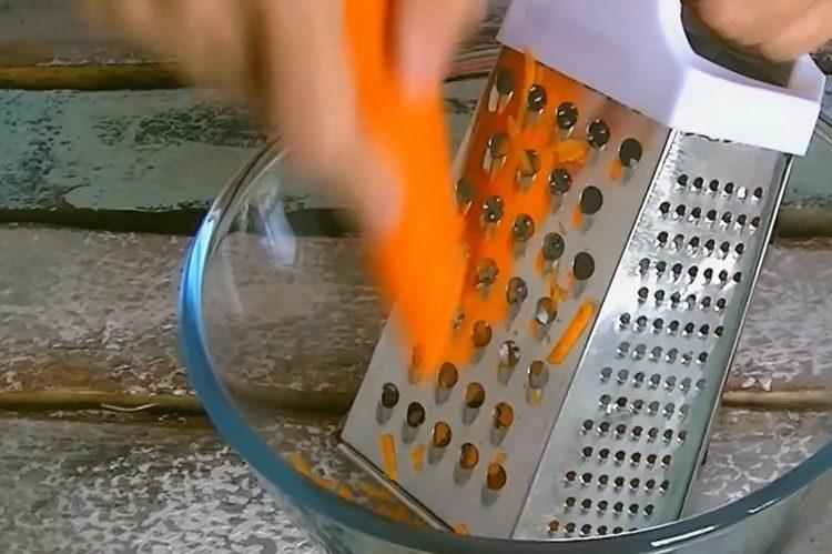 grate carrots