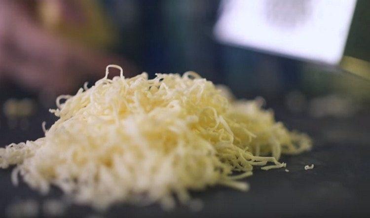 grate cheese.