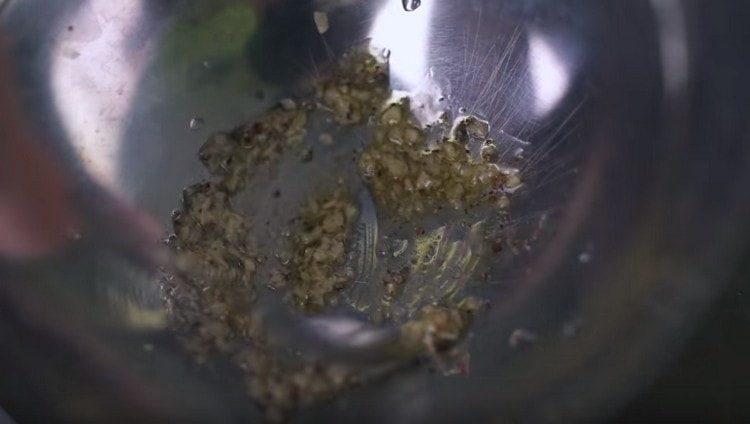 Add black pepper and mix the dressing.