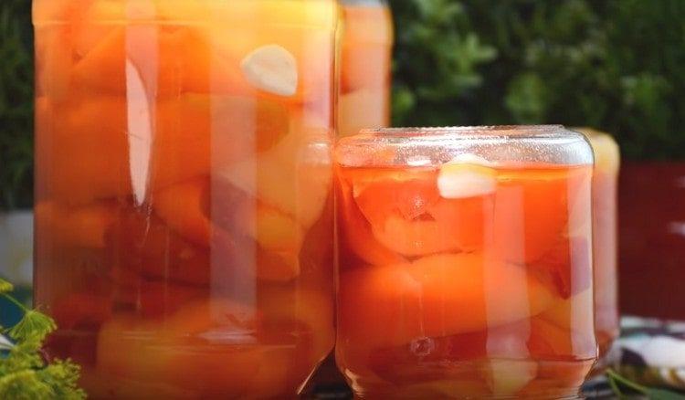 As you can see, according to this recipe, any housewife can prepare bell pepper for the winter.