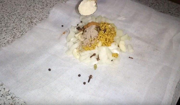 Add ginger, ground cinnamon.