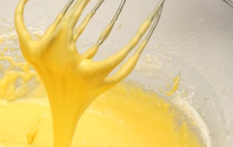 The dough consistency is not very thick.