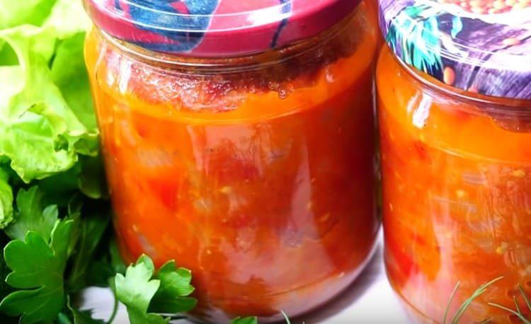 such preparations for the winter are tasty and aromatic and do not require sterilization.