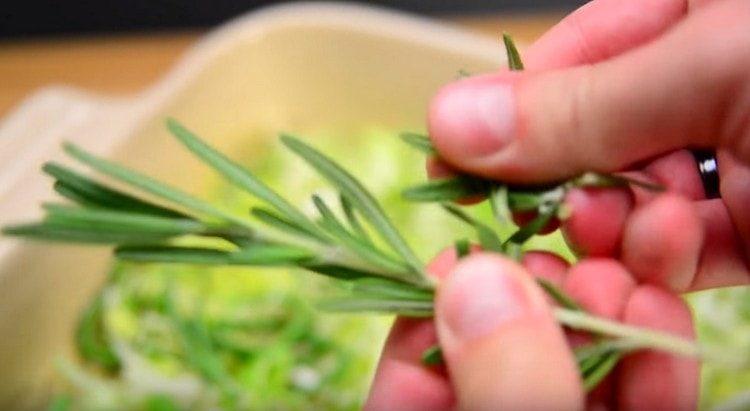 add a few leaves of rosemary.
