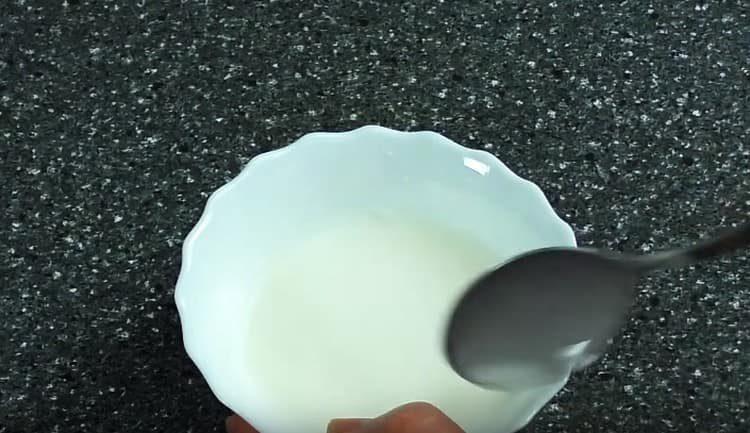 We breed starch in water.