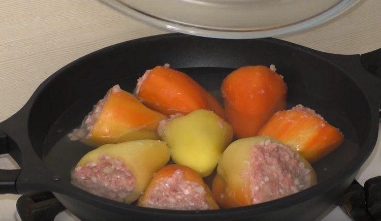 leave the peppers to stew.