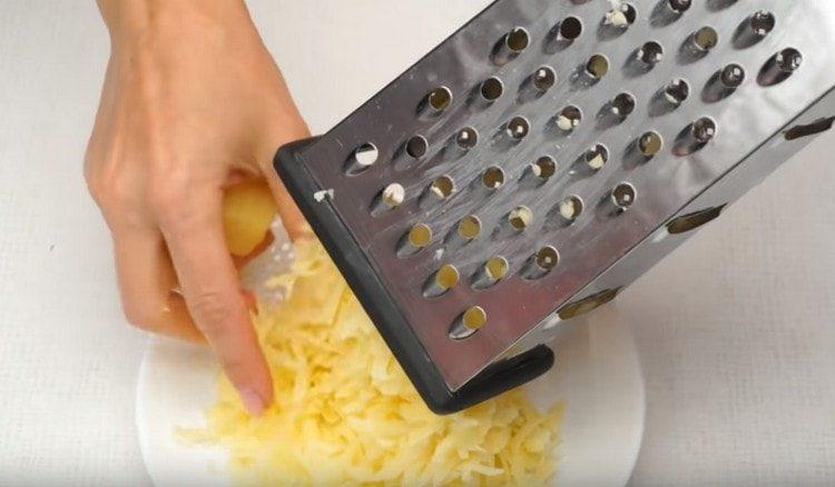 grate the cheese.